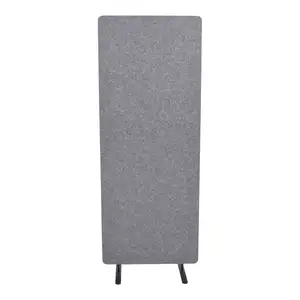 Free Standing 4 Panel Partition Office Acoustic Screen Movable Wall Soundproof Panels Acoustic Room Dividers