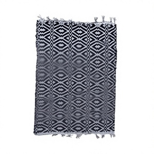 Tapis de porte en jute fait main, tapis d'entrée tissé, tapis de seuil tressé avec bords à franges pour la maison et l'hôtel - Product Image 5
