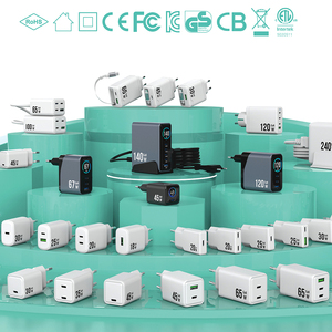 อะแดปเตอร์ชาร์จเร็วแบบพกพา GaN Type C สำหรับโทรศัพท์มือถือ รองรับ 25W 45W 65W 100W 140W PPS QC ได้รับการรับรอง KC - Product Image 1