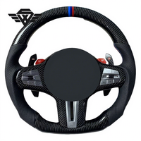 Volant de direction en fibre de carbone personnalisé pour BMW F10 F30 Q50 G37 E90 E60 E37 E92 E46 G30 G20 M3 M4 M5 Volant de voiture