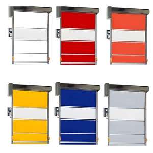 דלתות תריס גלילה אוטומטיות מהירות במיוחד מ-PVC, מכירה ישירה מהמפעל, דלתות תריס גלילה תעשייתיות מהירות ובטיחותיות - Product Image 6