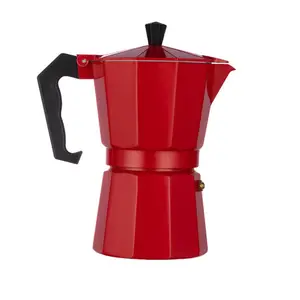 Cafeteira casual personalizada, fogão para café, máquina de café expresso, 1 2 3 6 9 12 14 xícaras, pote de alumínio Moka