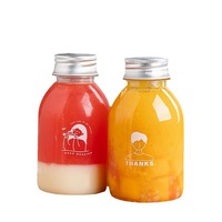 Bouteille en plastique jetable en PET pour boissons, thé au lait, avec bouchon rond, fournie par l'usine, pour soda et café, vente en gros