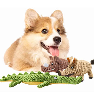 Jouet à mâcher interactif pour animaux <span class=keywords><strong>de</strong></span> compagnie jouet en peluche grinçant pour chiens et chiots jeu d'intérieur - Product Image 4