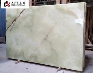 반투명 라이트 그린 오닉스 파키스탄 녹색 오닉스 대리석 돌 석판 빨간 정맥 갑옷 오닉스 대리석 - Product Image 3