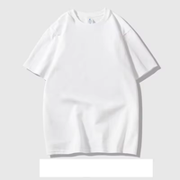 Camisetas de Alta Calidad para Hombre, Talla Grande, 180 GSM, 35% Algodón y 65% Poliéster, Corte Holgado, Lisas, Personalizables