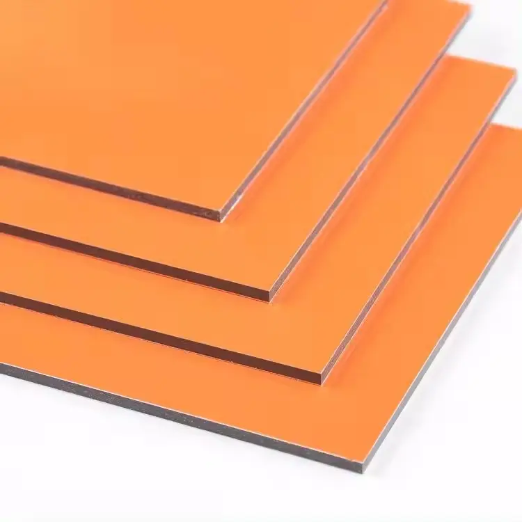 Hot Sale 2mm To 6mm Thickness PVDF Facade Materials ACP Panel Aluminum Composite