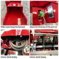 Broyeur de paille et de fourrage durable, machine à hacher la paille et les fourrages, équipement de traitement des aliments pour animaux, utilisation agricole