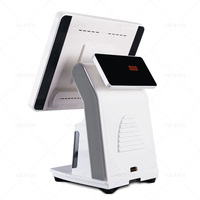 Machine à billets à écran tactile tout-en-un de 15 pouces système Android système Pos avec imprimante et scanner