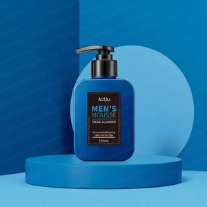 <span class=keywords><strong>Mousse</strong></span> <span class=keywords><strong>nettoyante</strong></span> pour le <span class=keywords><strong>visage</strong></span> pour hommes - Contrôle du sébum et rafraîchissement pour peaux grasses, nettoyage en profondeur des pores et hydratation - Product Image 2