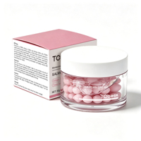 Crème hydratante en capsules PDRN avec ADN de saumon, collagène, peptides et acide hyaluronique, crème hydratante, raffermissante et éclatante pour le visage