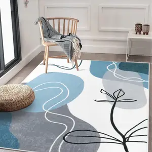 Aangepaste Bedrukte Boho Art Groot Gebied Tapijt Abstract Opvouwbaar Hoge Kwaliteit Machine Wasbaar Tapijt Voor Kinderkamer Woonkamer