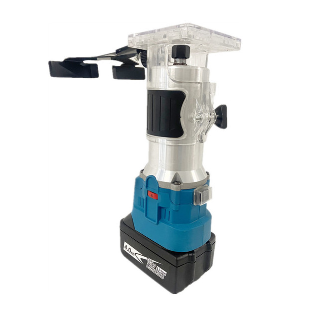 Wosai Wholesale 20V Cordless Wood Trimmer Brushless Motor Hand Palm Router Six Speed Gear