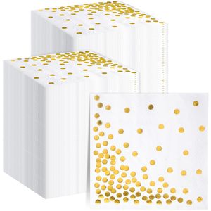 Chất lượng cao 1/2ply để 4ply biểu tượng tùy chỉnh in trắng dùng một lần nước giải khát ăn trưa giấy khăn ăn - Product Image 1