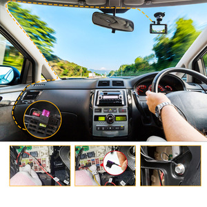 Cable reductor de voltaje para coche, cable reductor de voltaje para cámara de salpicadero, cable de 3 núcleos para time-lapse, cargador de coche de 12V/24V a 5V, venta al por mayor de fábrica L182 - Product Image 4