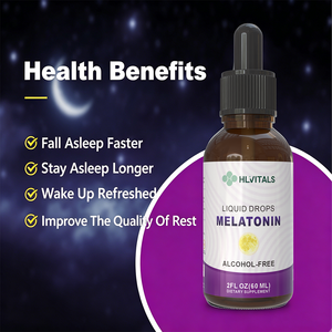 Private Label Melatonin <b>Liquid</b> Food Supplement Deep Sleep Vegan Sleep Kids Supplements Melatonin Drops - Product Image 5