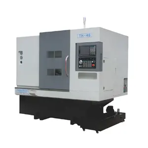 Hassas TH-46 otomatik yatay eğimli yatak Metal CNC Metal torna torna ve freze makinesi kombinasyonu CNC torna