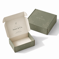 Cajas de Cartón Corrugado Negras Cuadradas Pequeñas Personalizadas para Envíos de Zapatos y Ropa, Embalaje de Papel Reciclable, Cajas de Envío Personalizadas