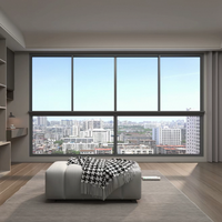 Ventana Corredera de Aluminio Ultrafina de 6 Vías Serie 120 |   Insonorizado |   Resistencia al Viento y al Agua de Grado Tifónico |   Panorámico Oculto