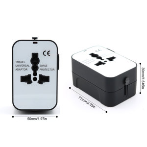 <span class=keywords><strong>Adaptateur</strong></span> de voyage universel 2.1A <span class=keywords><strong>USB</strong></span> 2.4A Type-C, <span class=keywords><strong>prise</strong></span> de conversion, vente flash, <span class=keywords><strong>adaptateur</strong></span> de chargeur de voyage universel - Product Image 2