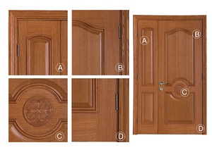 Madera dura Tropical semi sólido <span class=keywords><strong>de</strong></span> madera contrachapada <span class=keywords><strong>de</strong></span> madera original <span class=keywords><strong>de</strong></span> uno y medio puertas <span class=keywords><strong>de</strong></span> entrada <span class=keywords><strong>de</strong></span> África <span class=keywords><strong>la</strong></span> puerta del apartamento <span class=keywords><strong>de</strong></span> los precios <span class=keywords><strong>de</strong></span> los - Product Image 3
