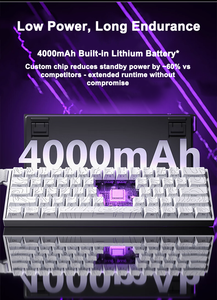 Bàn phím chơi game cơ học 8K RGB TKL Ba chế độ 61 phím với công tắc từ & hiệu ứng hội trường kích hoạt nhanh tốc độ bắn nhanh - Product Image 4