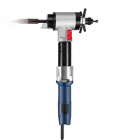 Biseauteur de tuyaux portable ID monté sur support, machine à biseauter les tuyaux 15-36 mm pour la réparation sur site des pipelines pétroliers, gaziers et des centrales électriques