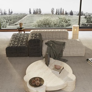 Luxury Cloud Fabric Living Room Sectional Modular Combination Lounge Set for Apartment Villa Bedroom - Product Image 3