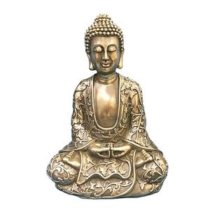 Estatua de Resina Desnuda de Hombre en Meditación, Acabado Bronce, Escultura Artística Masculina en Bronce Fundido en Frío de Primera Calidad - Product Image 5