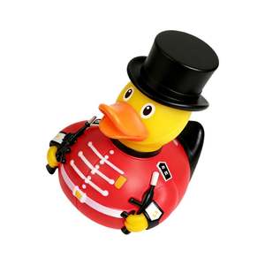 Juguete Promocional 2025, Juguete de Baño de Plástico Personalizado OEM, Diseño de Personajes, Pato de Goma Suave de PVC para Promoción - Product Image 3