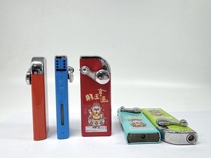 Briquet électrique coupe-vent avec logo OEM, <span class=keywords><strong>prix</strong></span> de gros, briquet torche avec coque en métal - Product Image 4