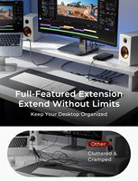 Cable de Extensión USB C LISEN con PD de 240W y Transferencia de Datos de 20Gbps para MacBook, iPad Pro, Galaxy S25 Hub y Accesorios PSVR2