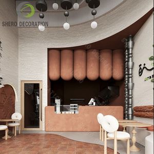 Arredamento e Forniture Moderne per Caffetterie con LED - Espositori di Lusso Personalizzati per Negozi al Dettaglio, Attrezzature per Bar e Caffè all'Ingrosso - Product Image 4