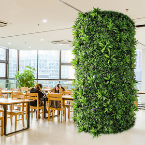 Planta de pared Artificial resistente a los rayos Uv <span class=keywords><strong>para</strong></span> exteriores, hecha a mano, de alta calidad, <span class=keywords><strong>para</strong></span> decoración <span class=keywords><strong>Vertical</strong></span> de jardín - Product Image 1