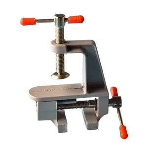 Tornillo de Banco Moliheng con Mordazas Lisas de 0-25mm, Base Fija de Acero de Alto Carbono, Herramienta para Bricolaje - Product Image 1