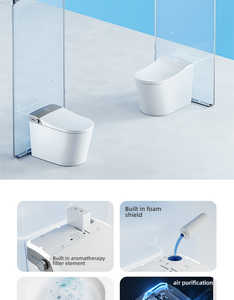 <span class=keywords><strong>WC</strong></span> intelligent monobloc à chasse directe en PP avec <span class=keywords><strong>abattant</strong></span> à fermeture lente, prix usine, pour l'Europe, l'Amérique du Sud, le Moyen-Orient, vente en gros - Product Image 5