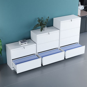 Thiết Kế Đơn Giản Modular Bền Công Suất Lớn 4-Ngăn Kéo Thép Bên Tập Tin Tủ Khóa Cho Nhà Văn Phòng Trường Học Bệnh Viện Thương Mại - Product Image 5