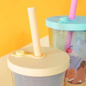 Taza de café de cristal de doble pared reutilizable de 710ml a precio competitivo, vaso de agua fría para la escuela - Product Image 5