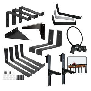 OEM ODM tcjh thương hiệu ISO chứng nhận kim loại dập thép không gỉ tấm kim loại chế tạo <span class=keywords><strong>L</strong></span> Kệ Khung Wall Mount kệ - Product Image 2