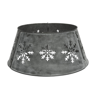 Collar de Árbol de Navidad de Metal Rojo Personalizable, Falda para Árbol de Navidad, Anillo o Base para Árbol de Navidad - Product Image 6
