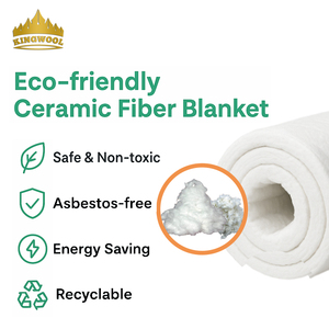 Couverture en fibre céramique réfractaire KINGWOOL <span class=keywords><strong>pour</strong></span> une isolation thermique élevée dans la construction de cheminées et de foyers - Product Image 3
