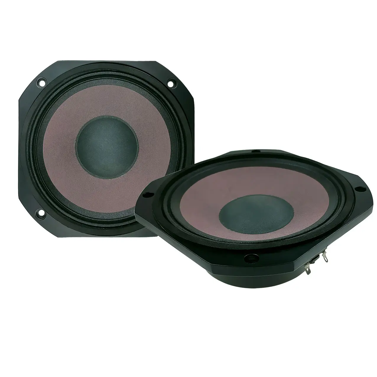 MID-657N 6.5 "Midrange Square Speaker dengan NEO Magnet Drive SPL Tinggi