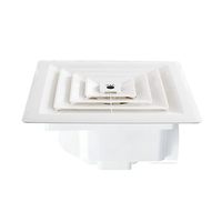 Ventilateur d'évacuation puissant pour cuisine et salle de bain, extracteur d'huile silencieux, ventilateur mural pour cuisine OEM ODM
