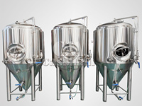Cuve de fermentation 1000l du fermenteur 1000l de bière à double paroi conique avec le fond de cône de 60 degrés