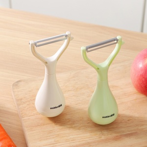 Éplucheur à pommes de terre en acier inoxydable avec logo/couleur personnalisés, couteau à éplucher manuel pour fruits et légumes, pour une utilisation en cuisine - Product Image 3