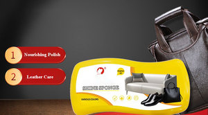 Fabricantes al por mayor, esponja de brillo rápido, cera <span class=keywords><strong>para</strong></span> <span class=keywords><strong>zapatos</strong></span>, esponja portátil <span class=keywords><strong>para</strong></span> el cuidado del cuero incoloro, abrillantador de <span class=keywords><strong>zapatos</strong></span> - Product Image 2