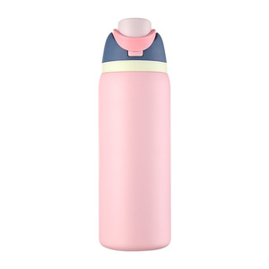 Owla Tazza Portatile per Frutta 32oz Grande Capacità Doppia Funzione per Bere Acqua Sportiva in Acciaio Inox 304 Isolamento Sottovuoto 6-12 Ore Tazza Regalo - Product Image 2