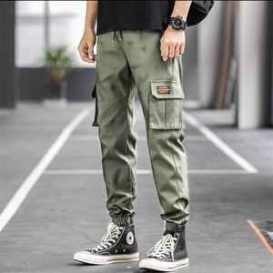 <span class=keywords><strong>Pantalon</strong></span> de <span class=keywords><strong>travail</strong></span> pour <span class=keywords><strong>chantier</strong></span>, <span class=keywords><strong>pantalon</strong></span> de <span class=keywords><strong>travail</strong></span> pour hommes, printemps et automne, ample et polyvalent, tendance, multi-poches, résistant à l'usure, couleur unie - Product Image 5