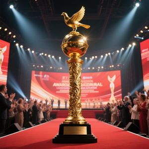 पीतल की शांति डॉव ट्रॉफी कस्टम ट्रॉफी निर्माता थोक - Product Image 1