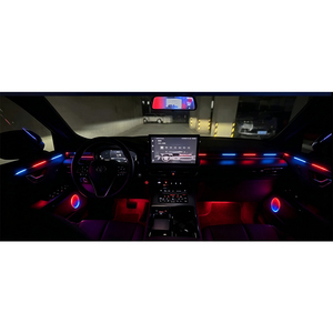 Kit d'éclairage ambiant pour voiture Starlight à 22 couleurs pour Lincoln Aviator 2020-2023, décoration LED pour le <span class=keywords><strong>toit</strong></span> intérieur - Product Image 4